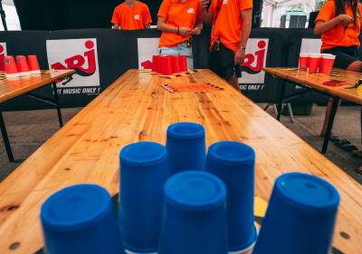 Tournoi de beer-pong